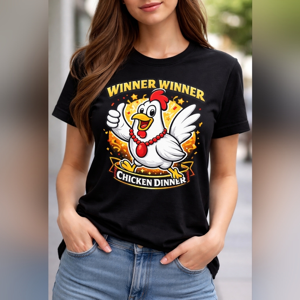 🐔✨Winner Winner Chicken Dinner TEE SHIRTS UNISEX